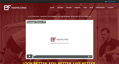 Desktop Screenshot of paradigmfitness.com